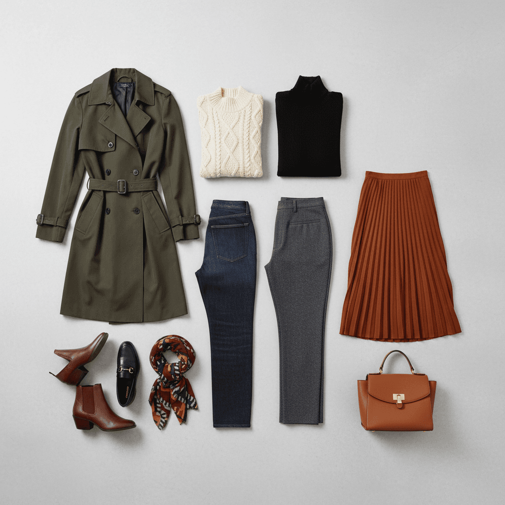 Капсульный гардероб на осень: мини‑капсула для женщин