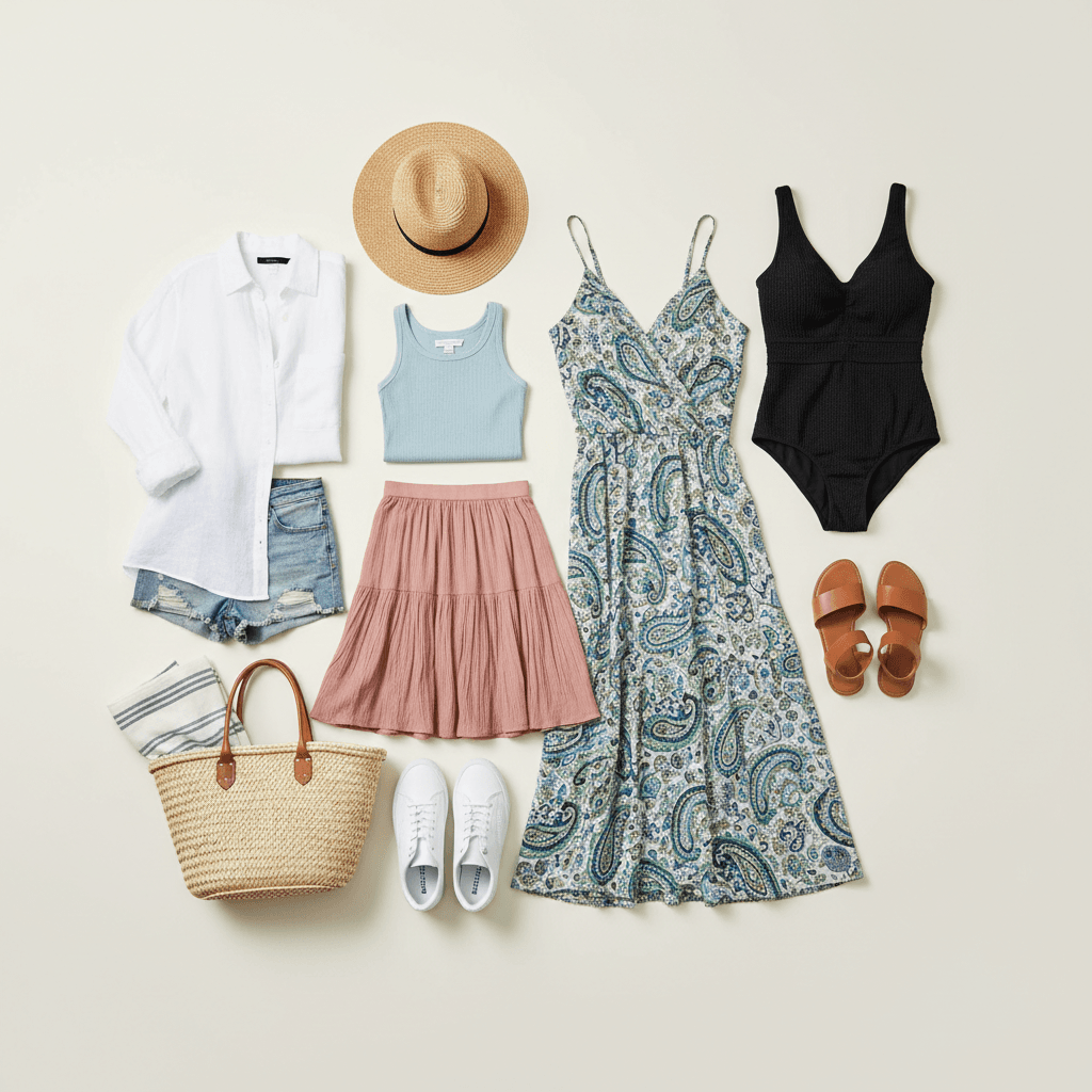 Капсульный гардероб в отпуск: мини‑капсула для женщин