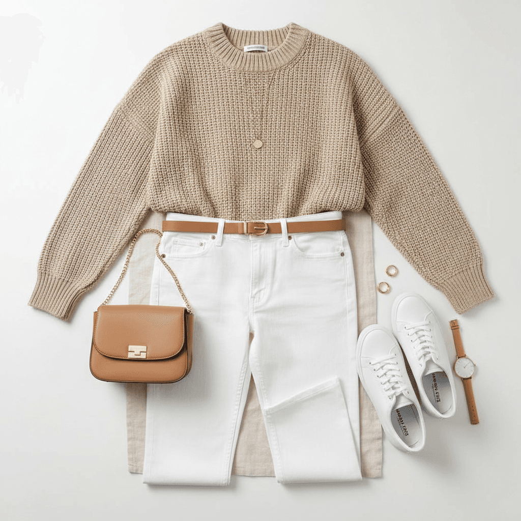 С чем носить белые джинсы: идеи сочетаний для женщин