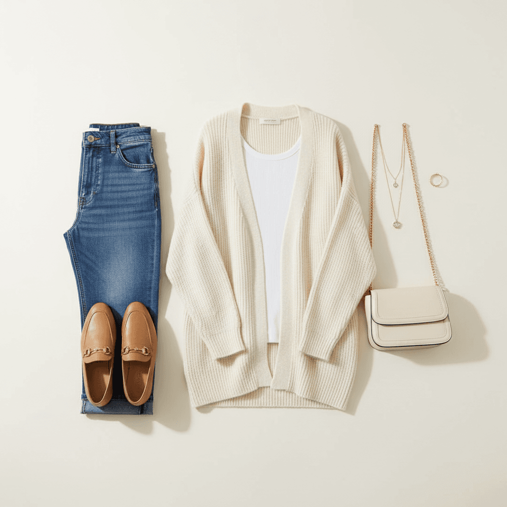 С чем носить кардиган: идеи сочетаний для женщин
