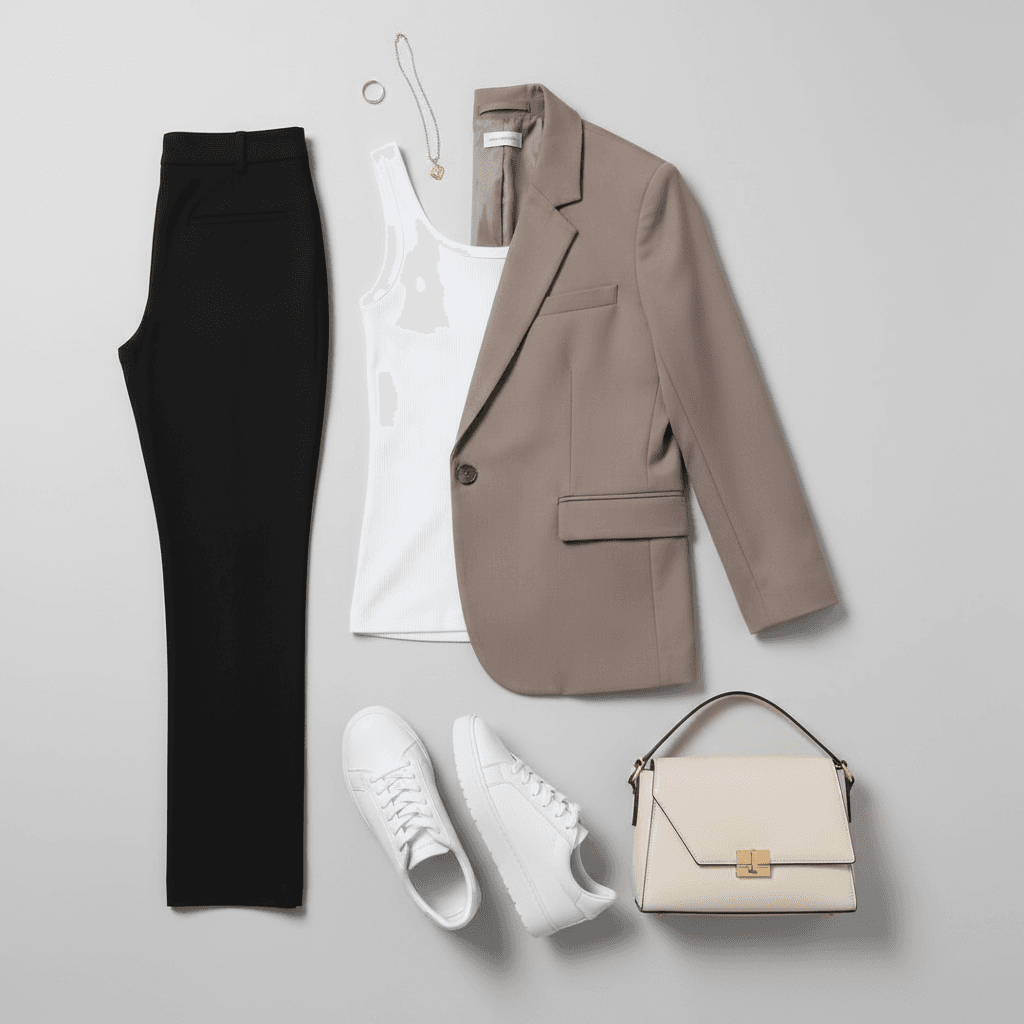 С чем носить оверсайз‑пиджак: сочетания для женщин