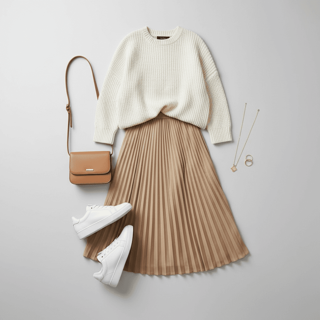 С чем носить плиссированную юбку: идеи сочетаний для женщин