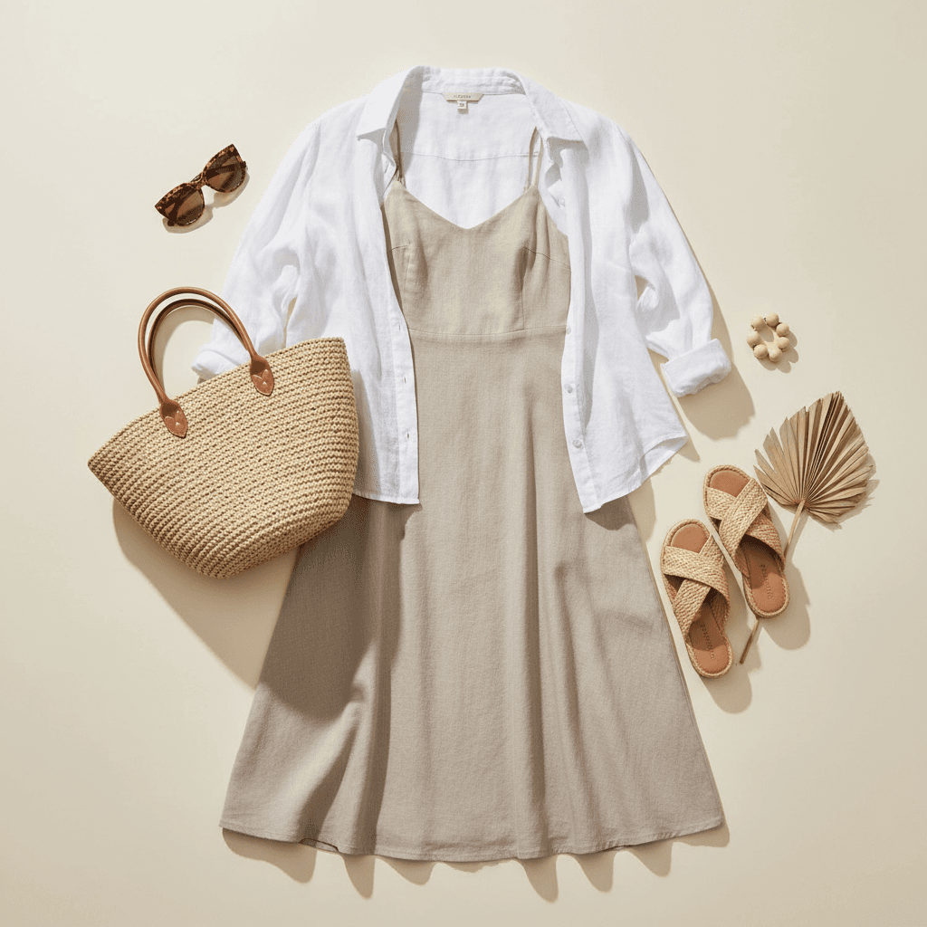 С чем носить сарафан миди: идеи сочетаний для женщин