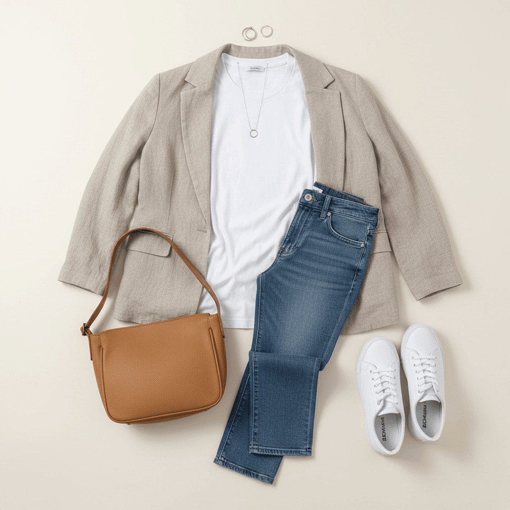 С чем носить базовую футболку: идеи сочетаний для женщин