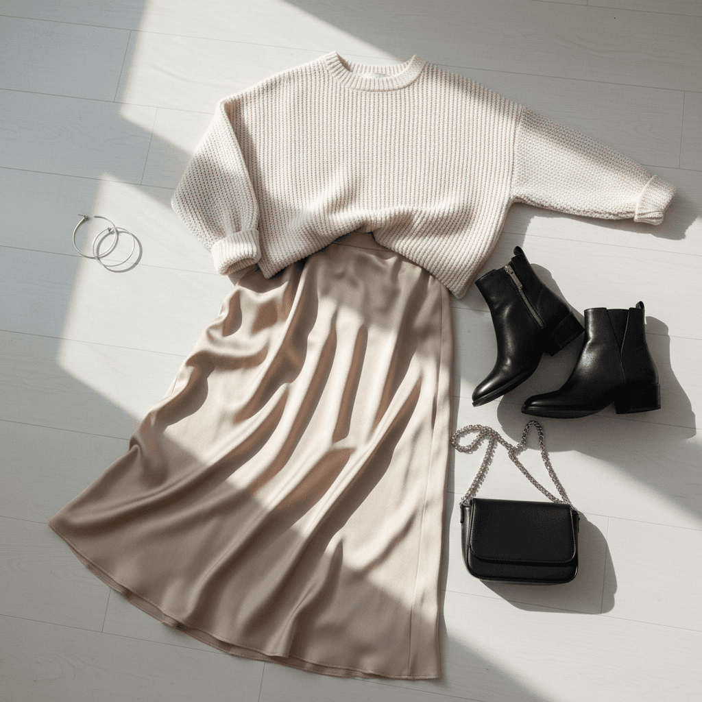 С чем носить юбку миди: идеи сочетаний для женщин